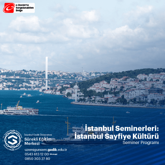 İstanbul Seminerleri: İstanbul Sayfiye Kültürü