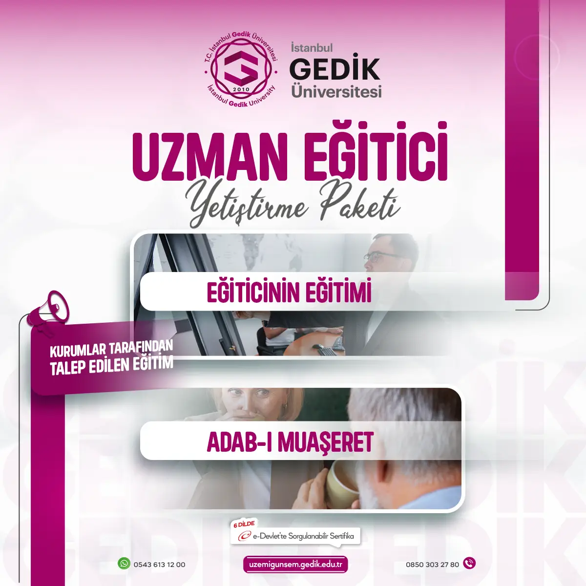 Uzman Eğitici Yetiştirme Paketi