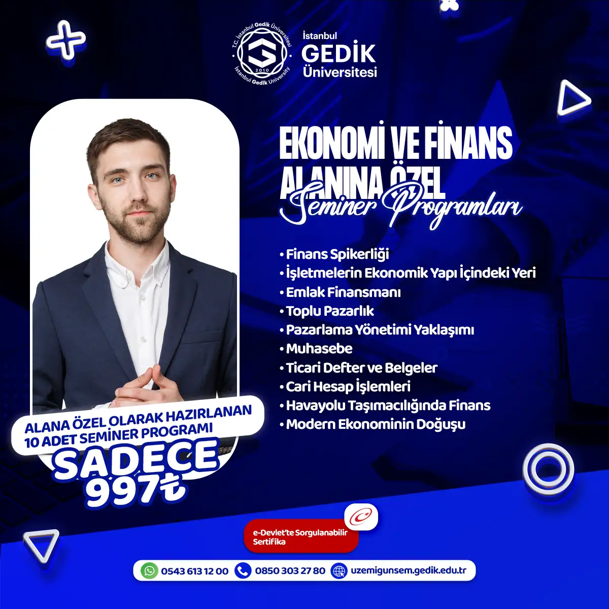 Ekonomi ve Finans Alanına Özel Seminer Programları (AÖF ÖZEL)