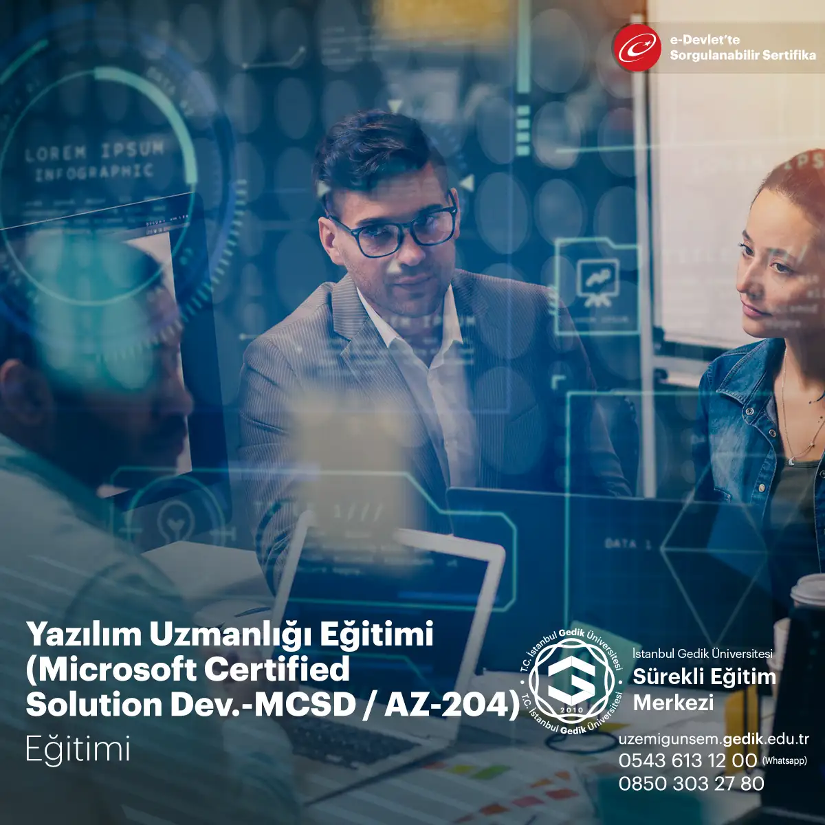 Yazılım Uzmanlığı Eğitimi (Microsoft Certified Solution Dev.-MCSD / AZ-204) Eğitimi 