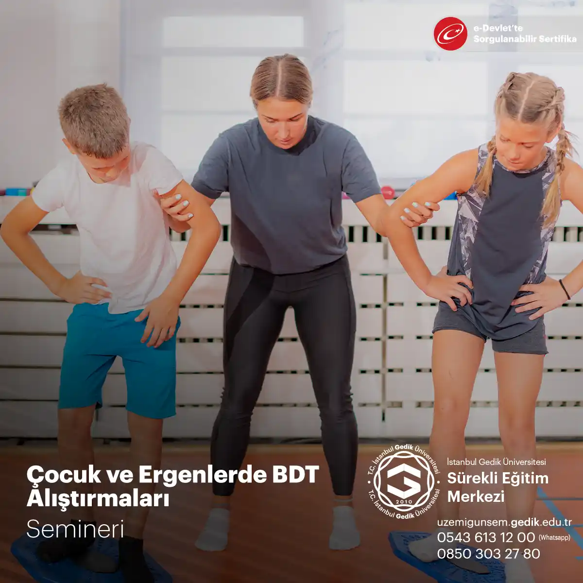 Çocuk ve Ergenlerde BDT Alıştırmaları Semineri