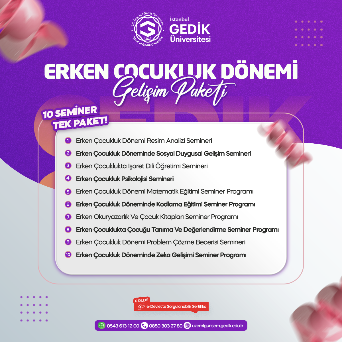 Erken Çocukluk Dönemi Gelişim Paketi