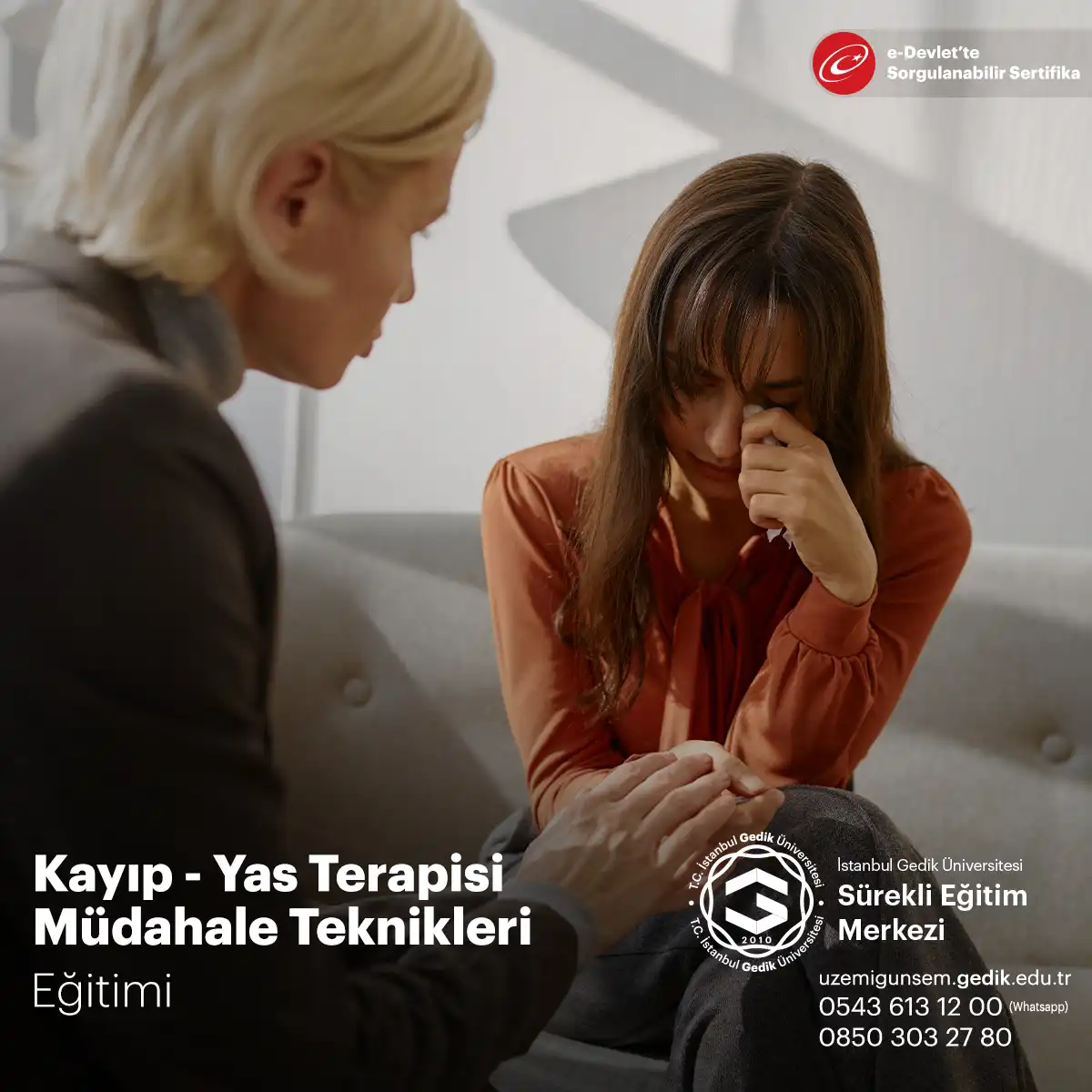 Kayıp - Yas Terapisi Müdahale Teknikleri Uygulayıcı Eğitimi