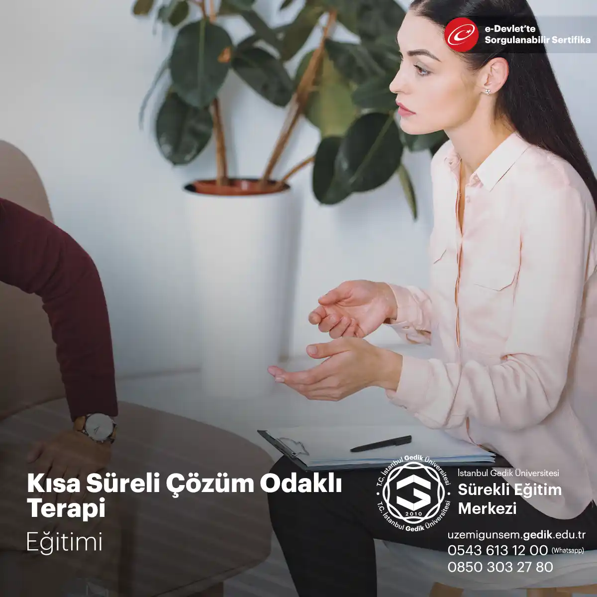 Kısa Süreli Çözüm Odaklı Terapi Eğitimi Sertifika Programı