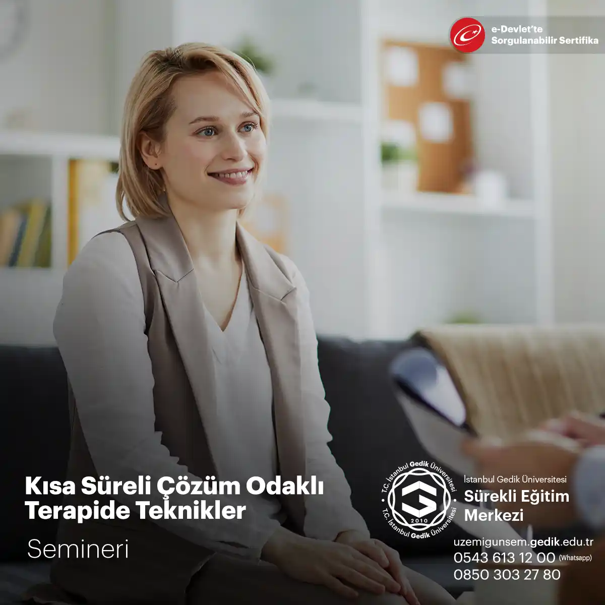 Kısa Süreli Çözüm Odaklı Terapide Teknikler Semineri