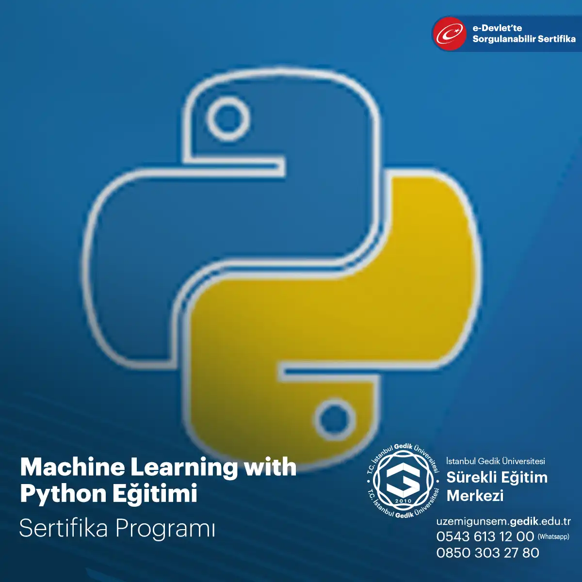 Machine Learning with Python Eğitimi 