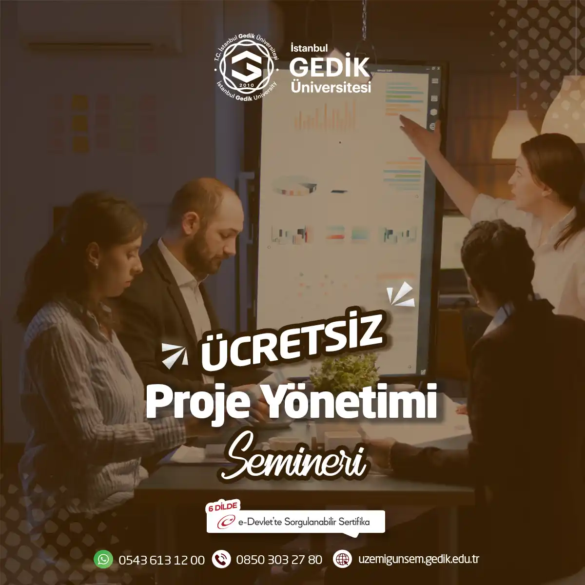 Ücretsiz - Proje Yönetimi Eğitimi