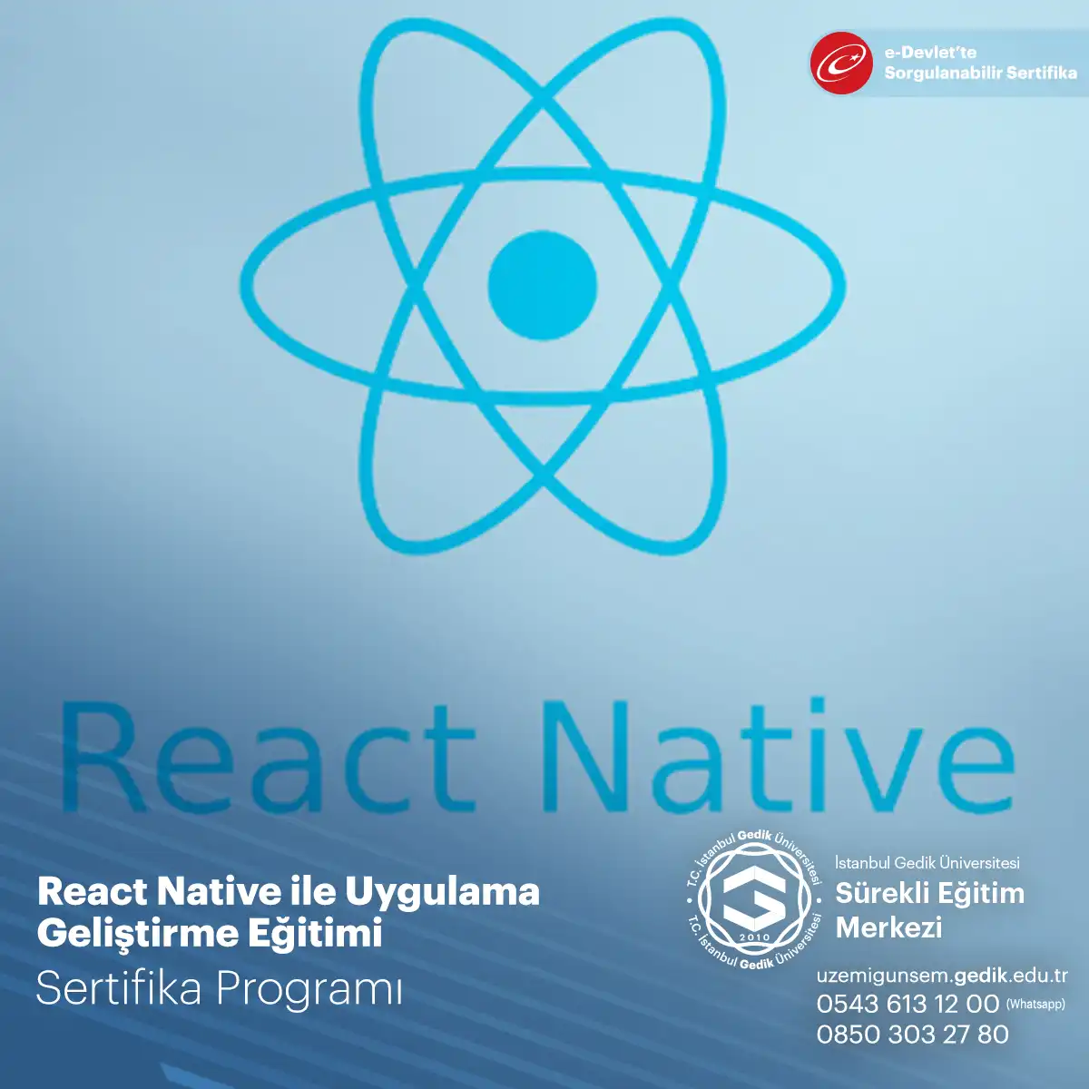 React Native ile Uygulama Geliştirme Eğitimi