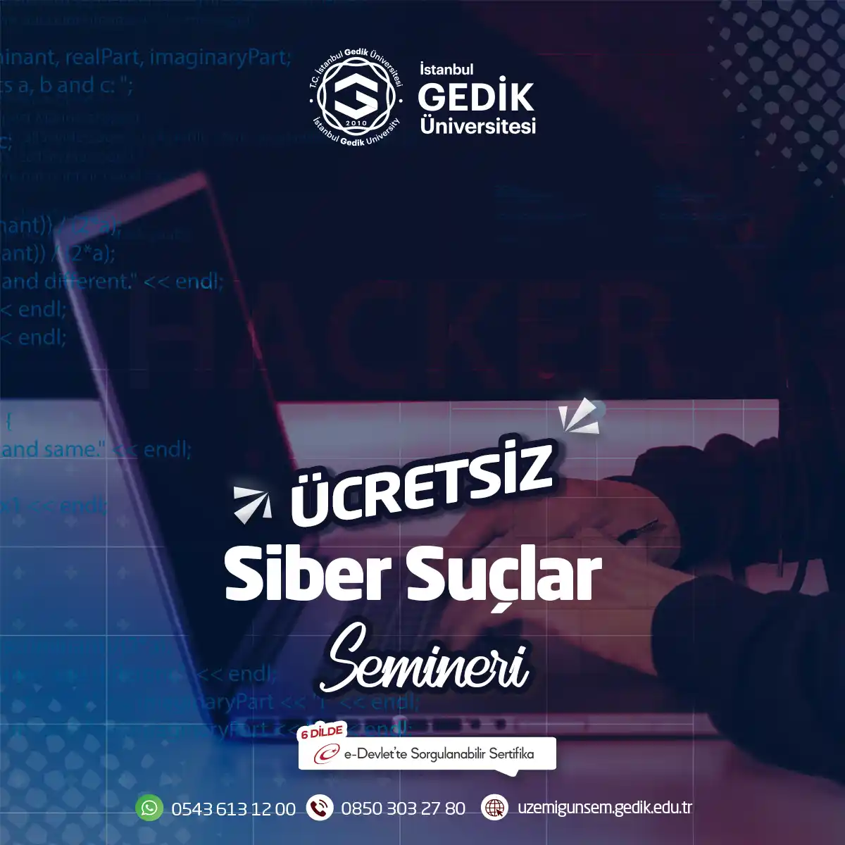 Ücretsiz - Siber Suçlar Eğitimi