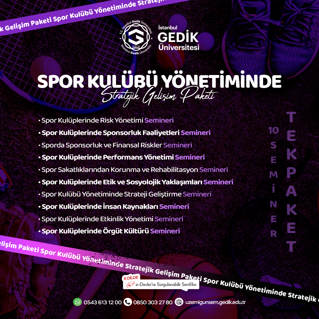 Spor Kulübü Yönetiminde Stratejik Gelişim Paketi