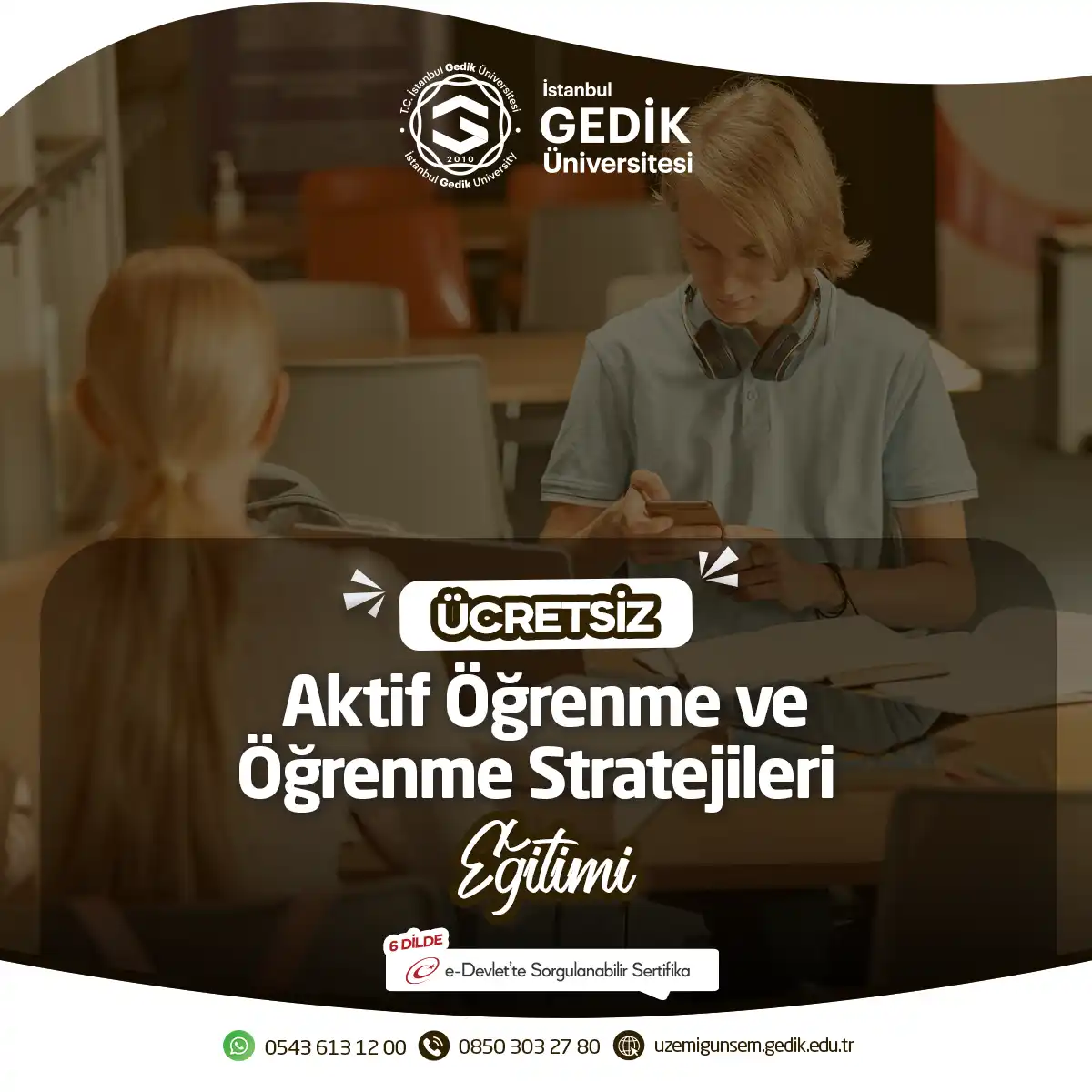 ÜCRETSİZ - Aktif Öğrenme ve Öğrenme Stratejileri Eğitimi