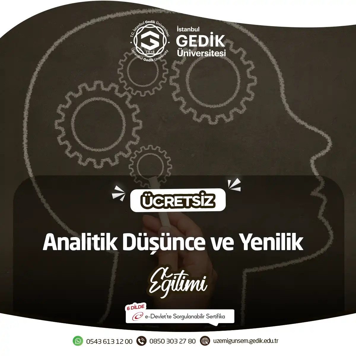 ÜCRETSİZ - Analitik Düşünce ve Yenilik Eğitimi