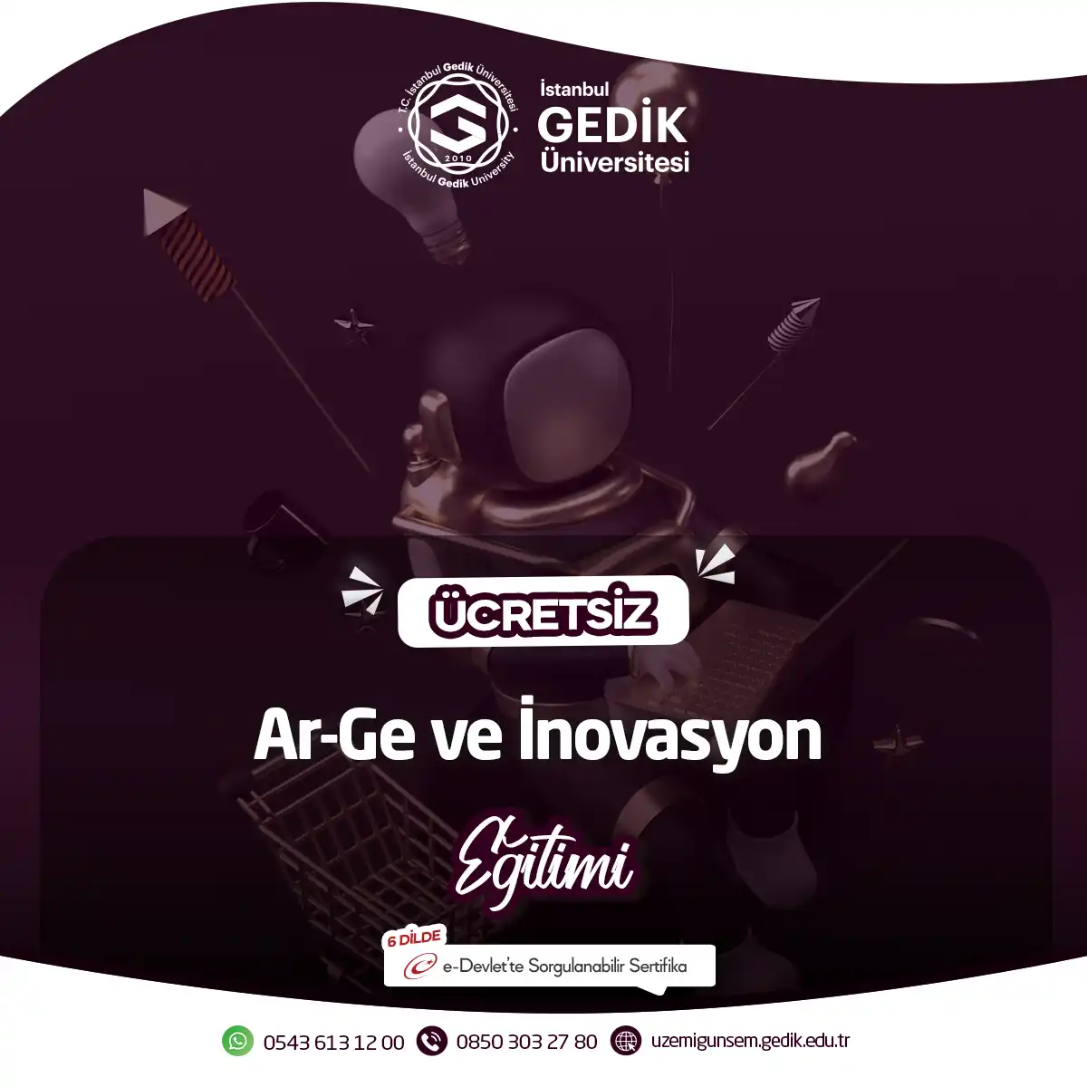 ÜCRETSİZ - Ar-Ge ve İnovasyon Eğitimi