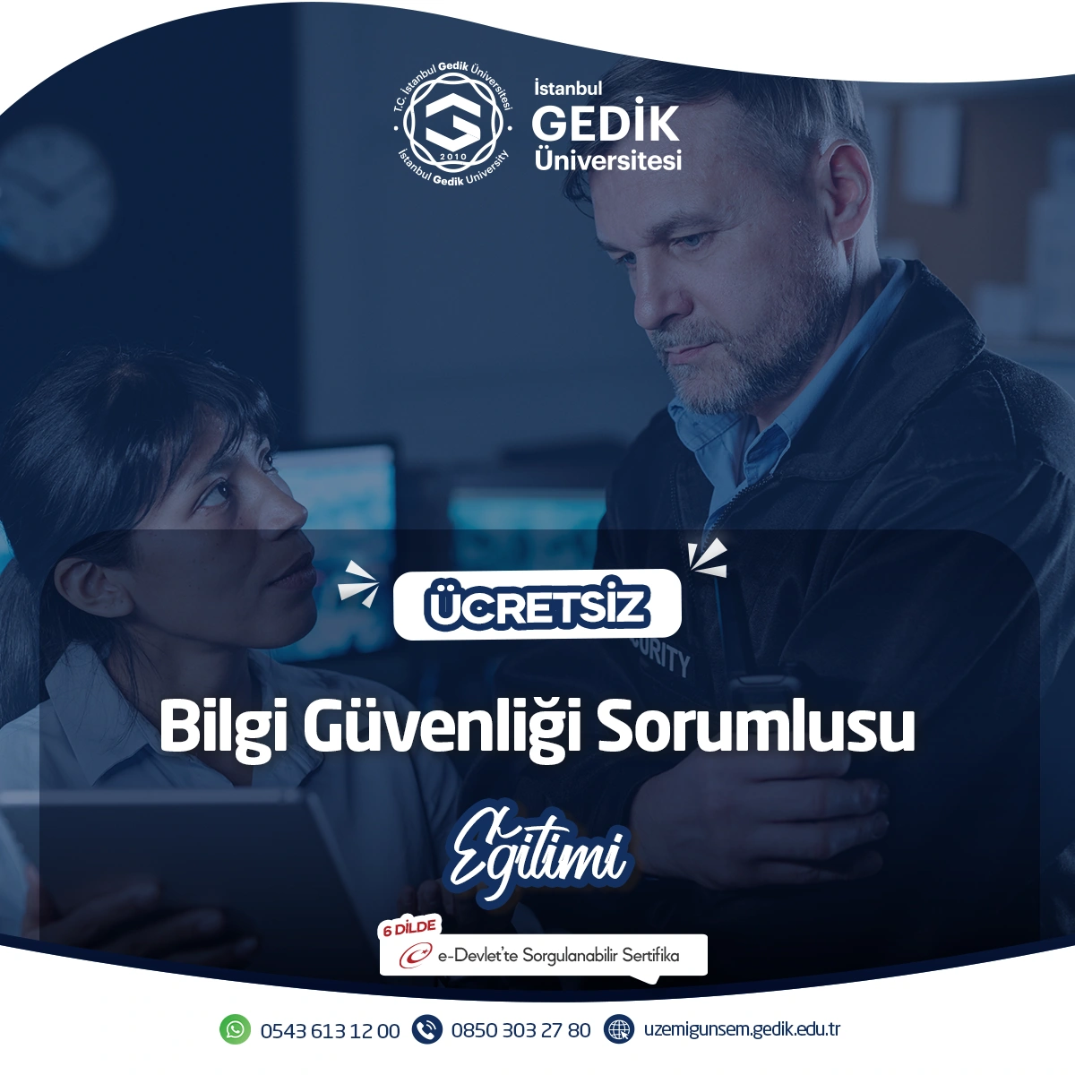 ÜCRETSİZ - Bilgi Güvenliği Sorumlusu Eğitimi