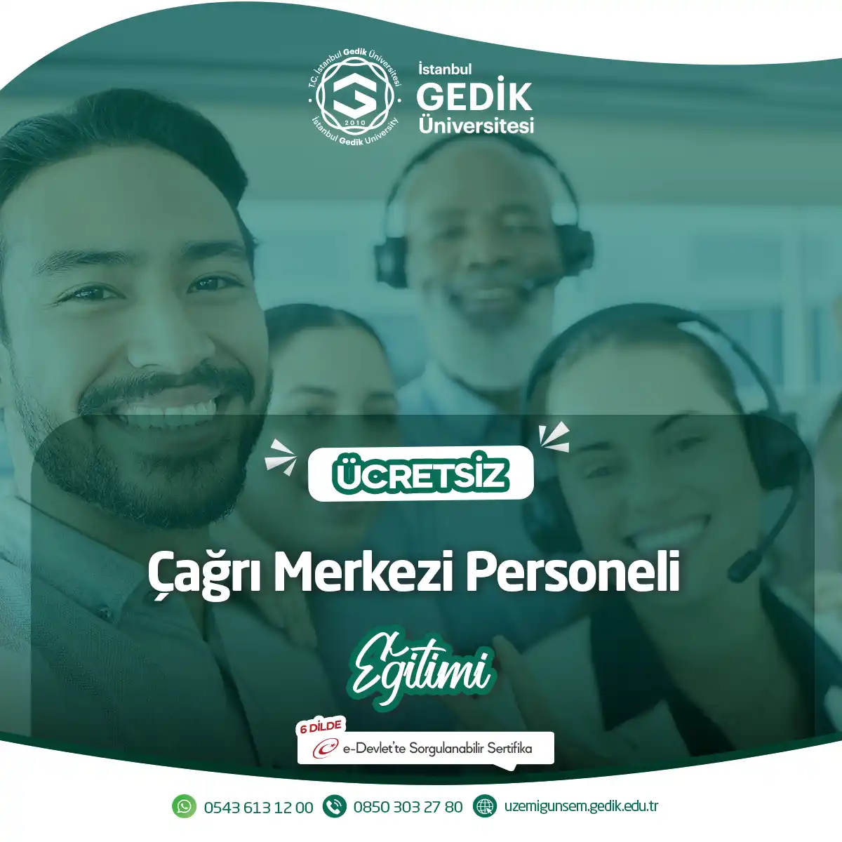 ÜCRETSİZ - Çağrı Merkezi Personeli Eğitimi