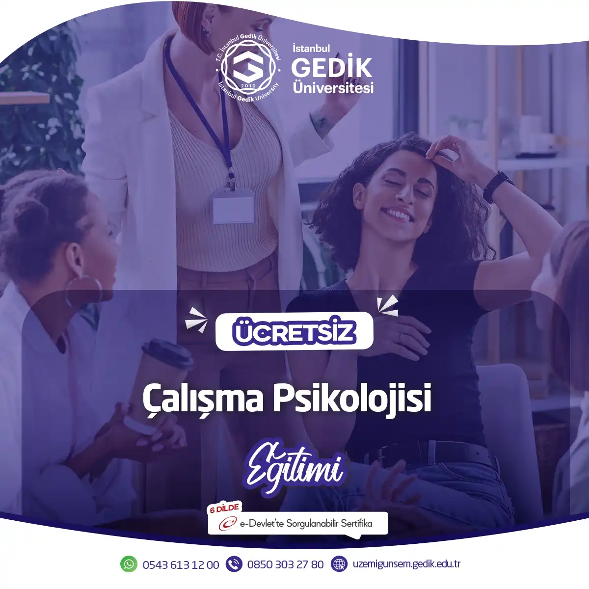 ÜCRETSİZ - Çalışma Psikolojisi Eğitimi