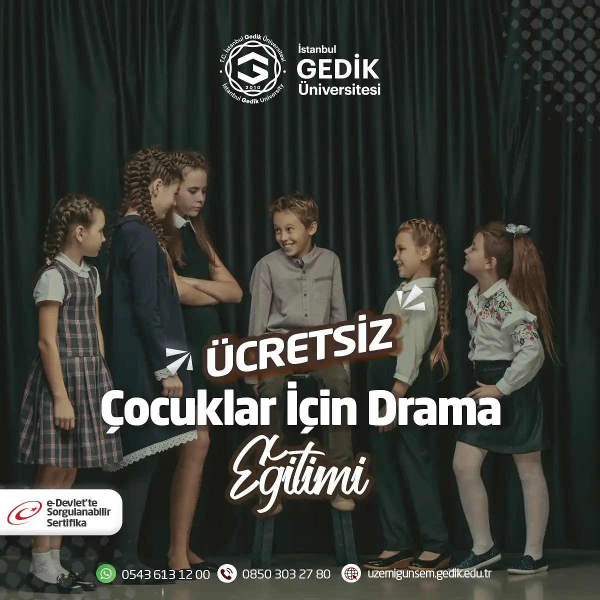 Ücretsiz - Çocuklar İçin Drama Eğitimi