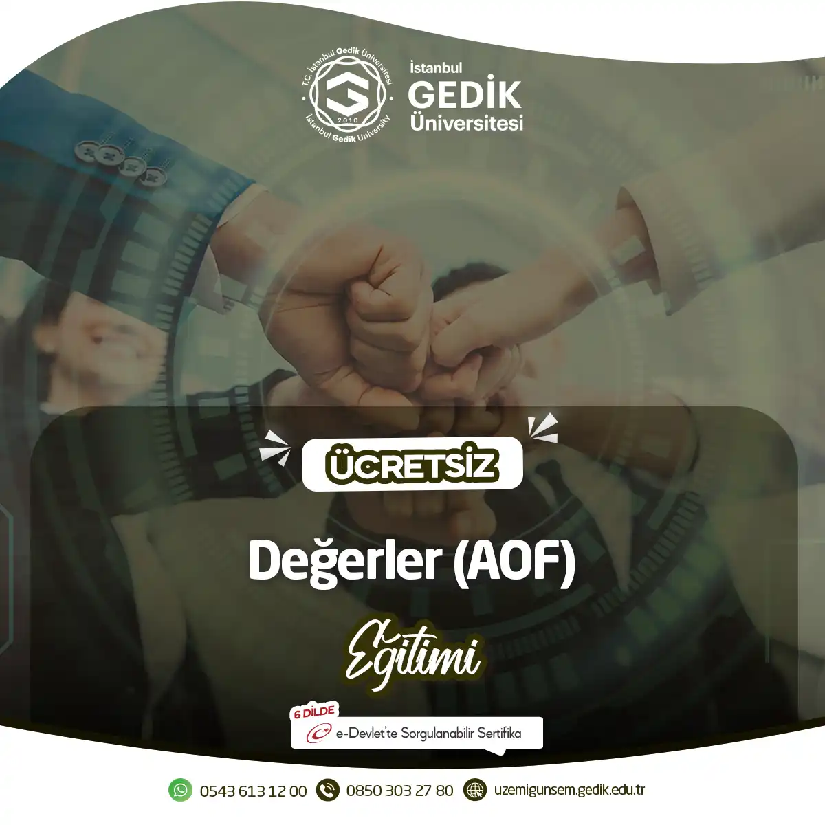 ÜCRETSİZ - Değerler Eğitimi