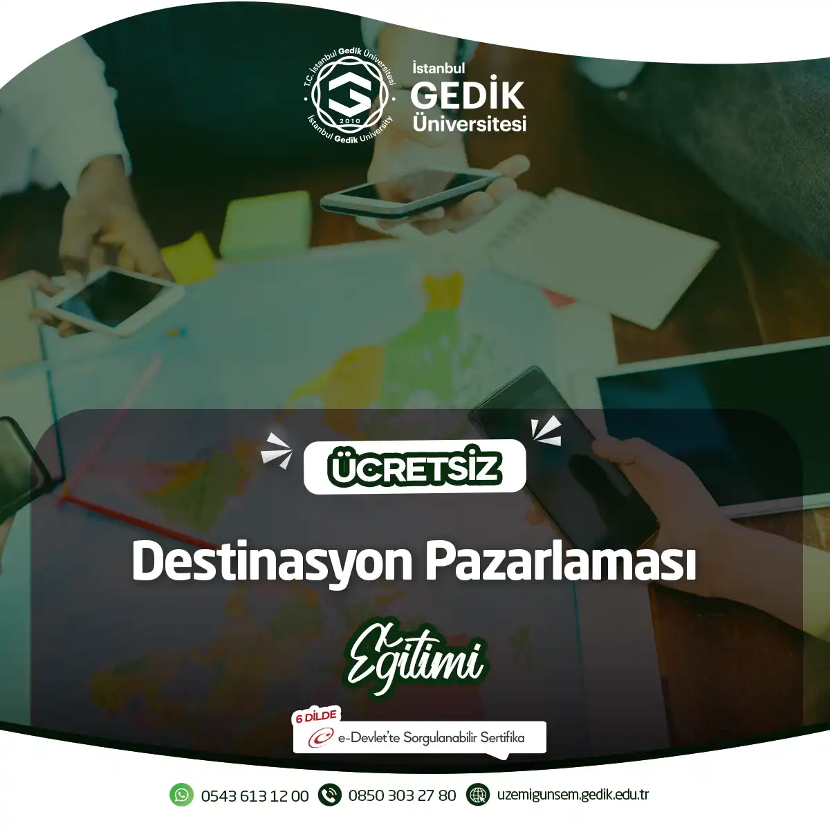 ÜCRETSİZ - Destinasyon Pazarlaması Eğitimi