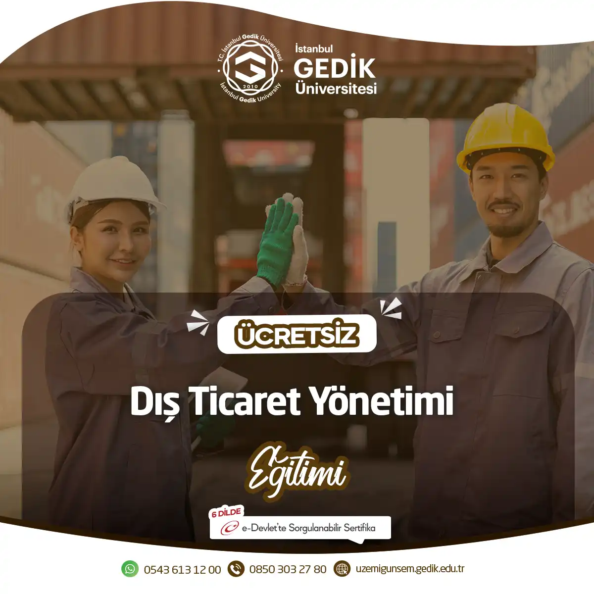 ÜCRETSİZ - Dış Ticaret Yönetimi Eğitimi