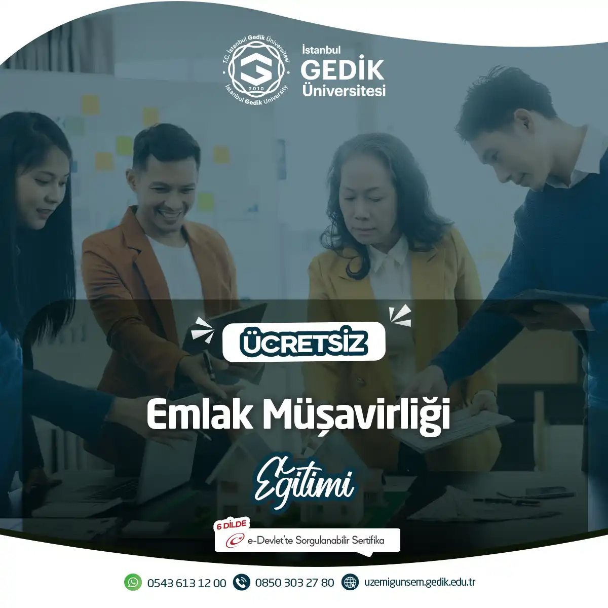 ÜCRETSİZ - Emlak Müşavirliği Eğitimi