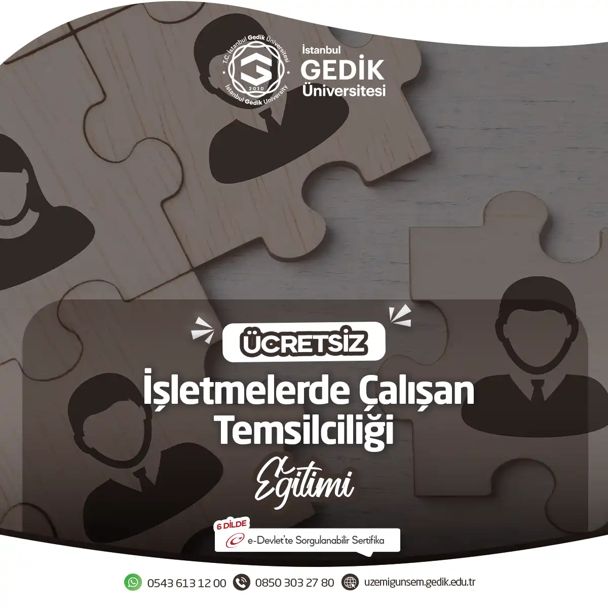 ÜCRETSİZ - İşletmelerde Çalışan Temsilciliği Eğitimi