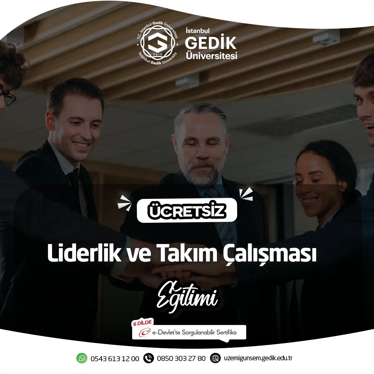 ÜCRETSİZ - Liderlik ve Takım Çalışması Eğitimi