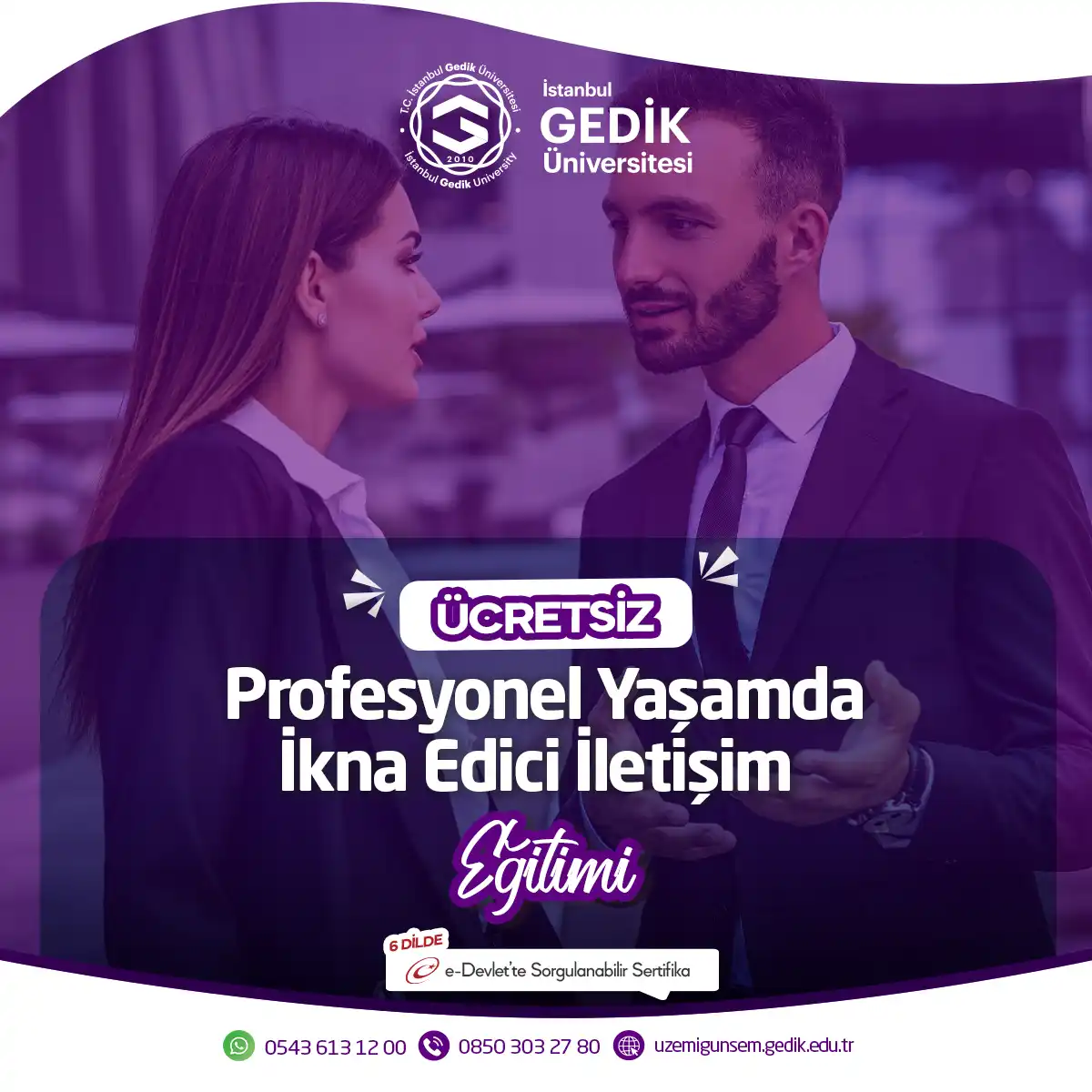 ÜCRETSİZ - Profesyonel Yaşamda İkna Edici İletişim Eğitimi