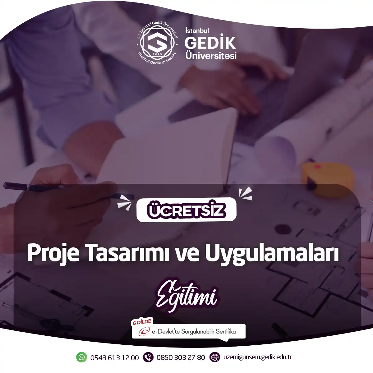 ÜCRETSİZ - Proje Tasarımı ve Uygulamaları Eğitimi