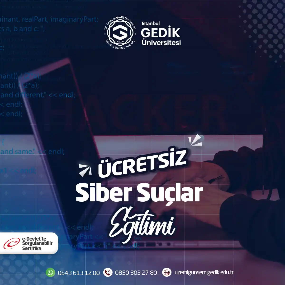 Ücretsiz - Siber Suçlar Eğitimi