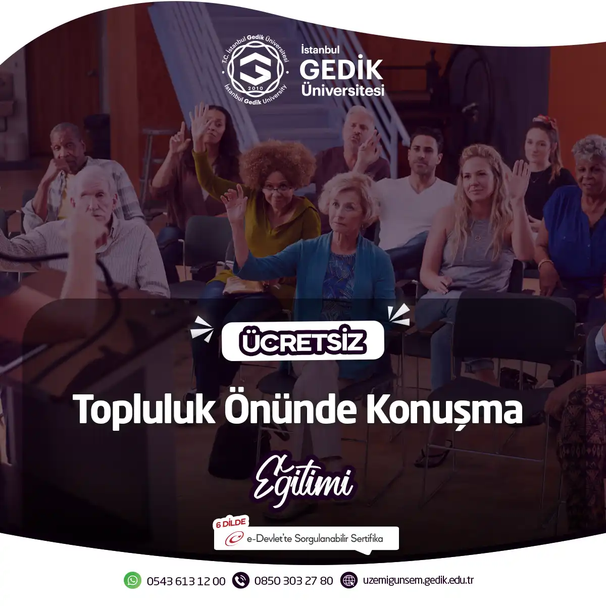 ÜCRETSİZ - Topluluk Önünde Konuşma Eğitimi