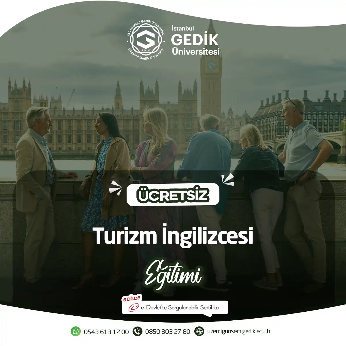 ÜCRETSİZ - Turizm İngilizcesi Eğitimi