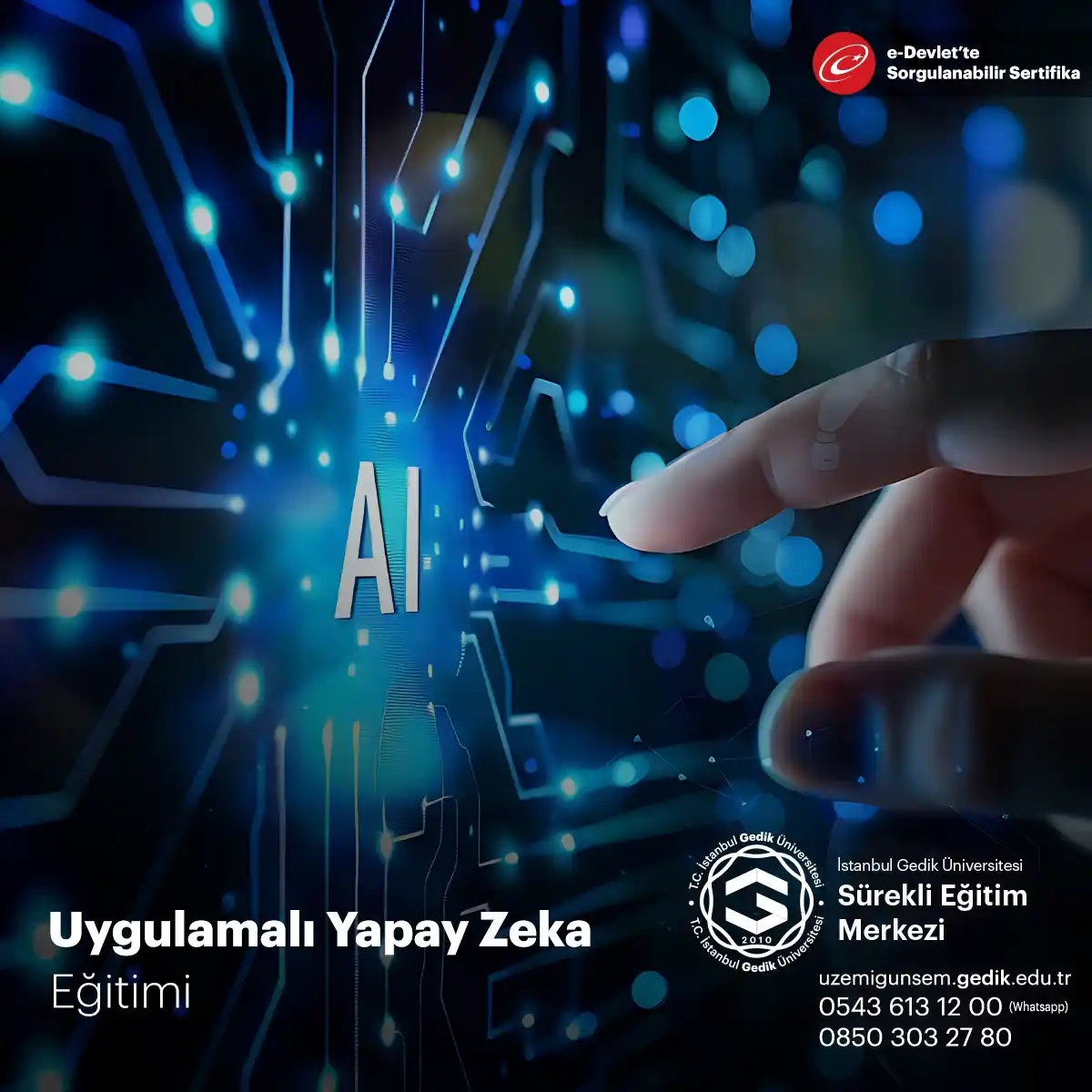 Uygulamalı Yapay Zeka Eğitimi Sertifika Programı