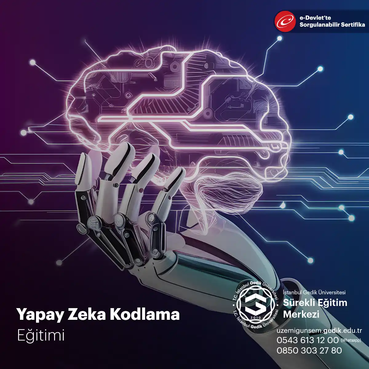 Yapay Zeka Kodlama Eğitimi Sertifika Programı