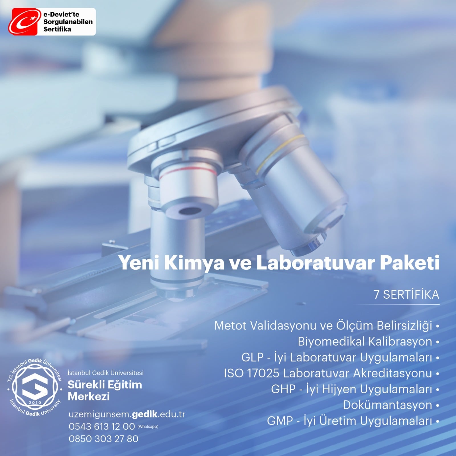 2023 Kimya ve Laboratuvar Eğitimi Sertifika Paketi