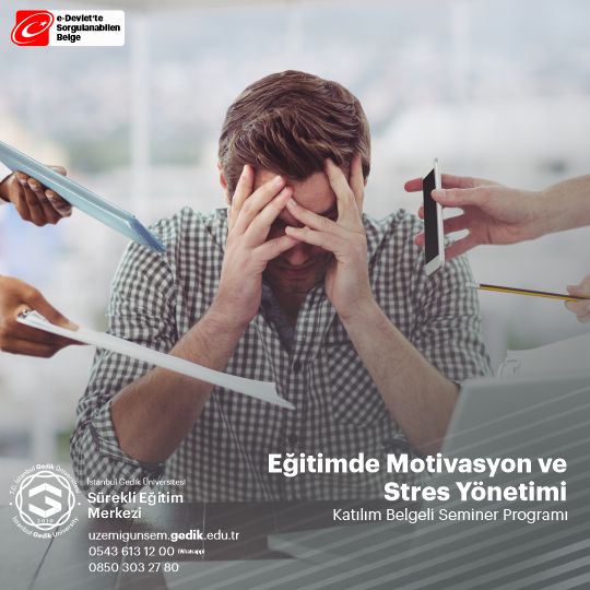 Eğitimde Motivasyon ve Stres Yönetimi Semineri