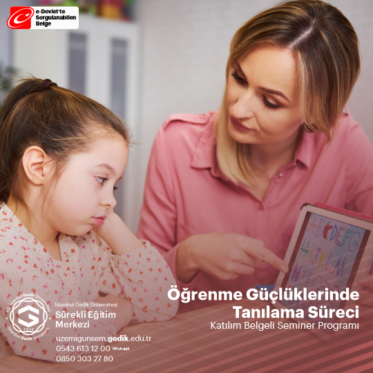 Öğrenme Güçlüklerinde Tanılama Süreci Semineri