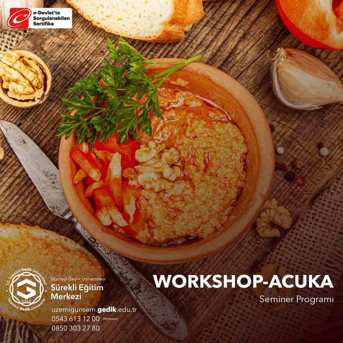 Acuka yapımı, Türk mutfağına ilgi duyanlar veya farklı mezeleri ve sosları keşfetmek isteyenler için keyifli bir mutfak deneyimi sunar.