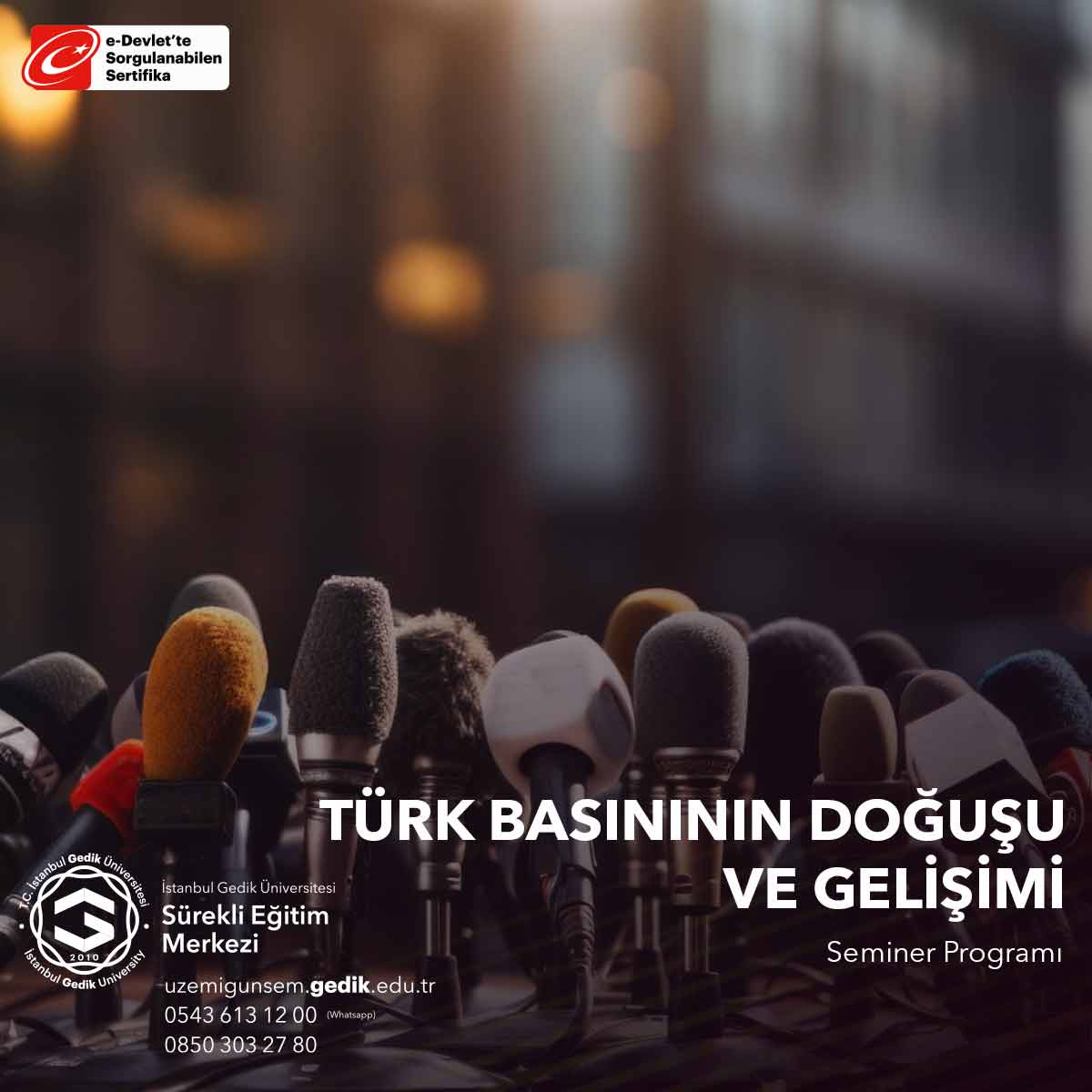 Türk Basınının Doğuşu Ve Gelişimi Semineri
