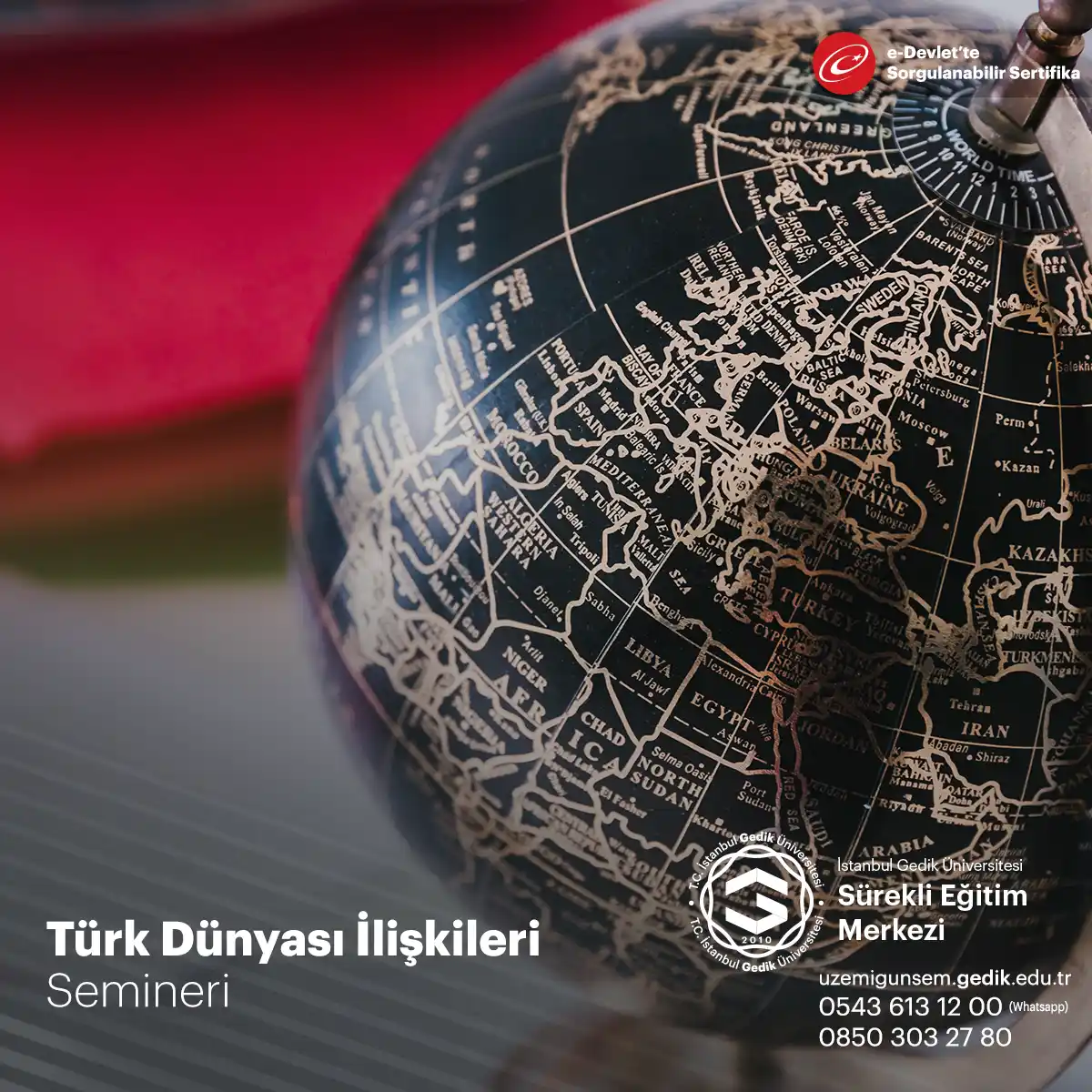 Seminer Türk dünyasının tarihî gelişimi, dil ve kültür bağları, siyasi ilişkiler ve işbirliği olanakları gibi konuları ele alır. 
