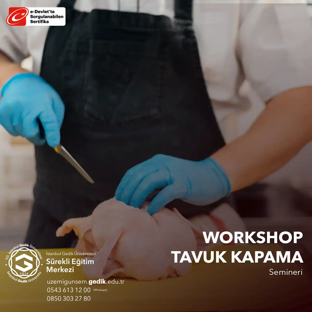Tavuk Kapama Semineri, Türk mutfağına ilgi duyan kişilere veya farklı mutfak deneyimleri yaşamak isteyenlere yönelik keyifli bir eğitimdir.