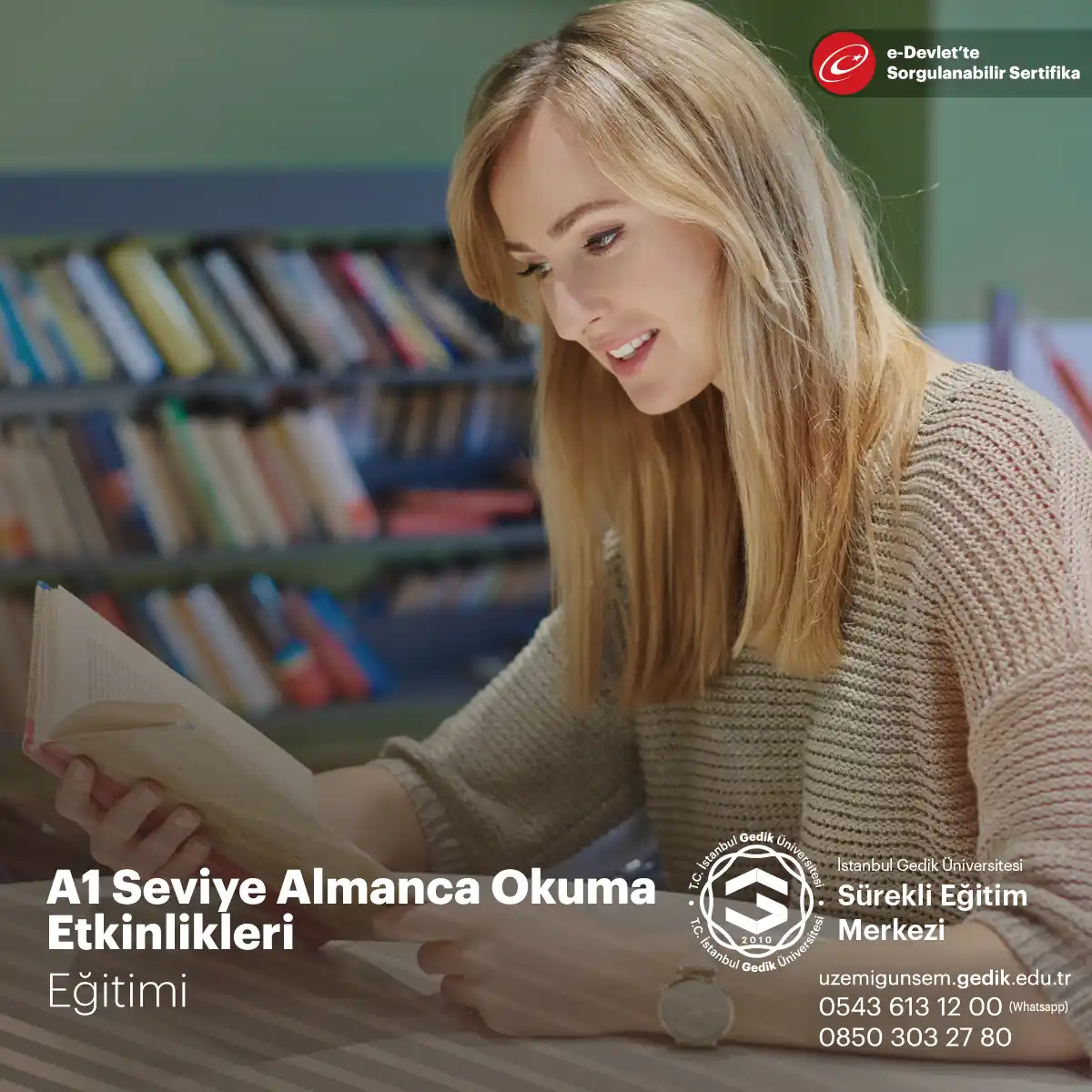 A1 Seviye Almanca Okuma Etkinlikleri Eğitimi, Almanca öğrenenler için temel bir eğitim programıdır.