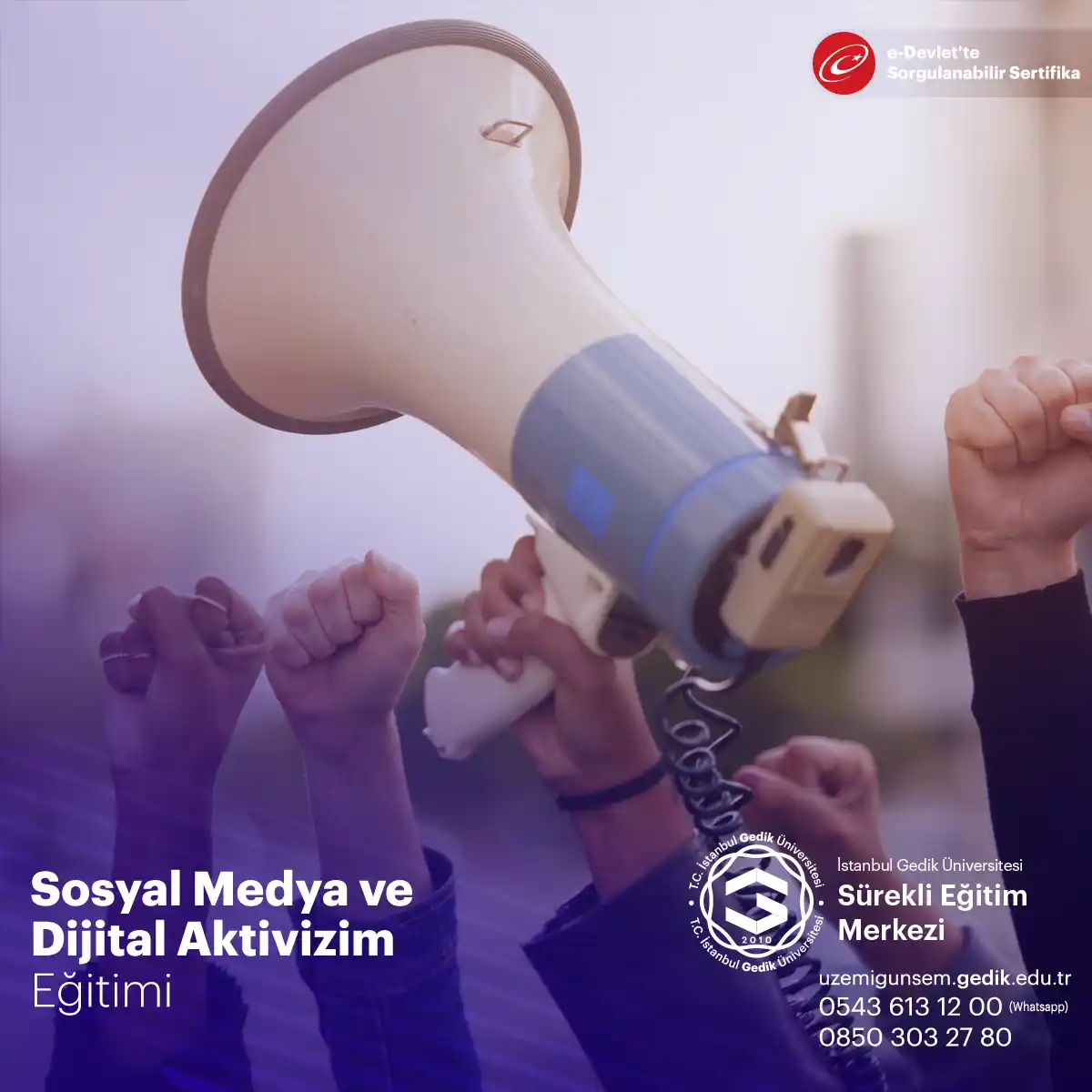 Sosyal medya ve dijital aktivizm eğitimi, aktivistlerin ve toplumsal değişim savunucularının dijital platformları etkili bir şekilde kullanma yeteneklerini geliştirmeyi amaçlar.