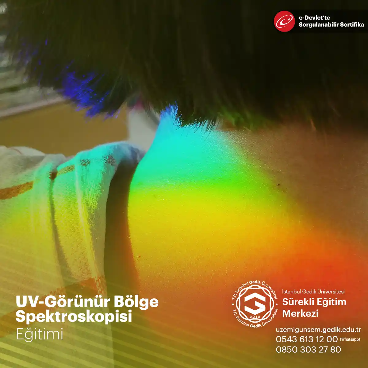 UV-Görünür Bölge Spektroskopisi Sertifikası