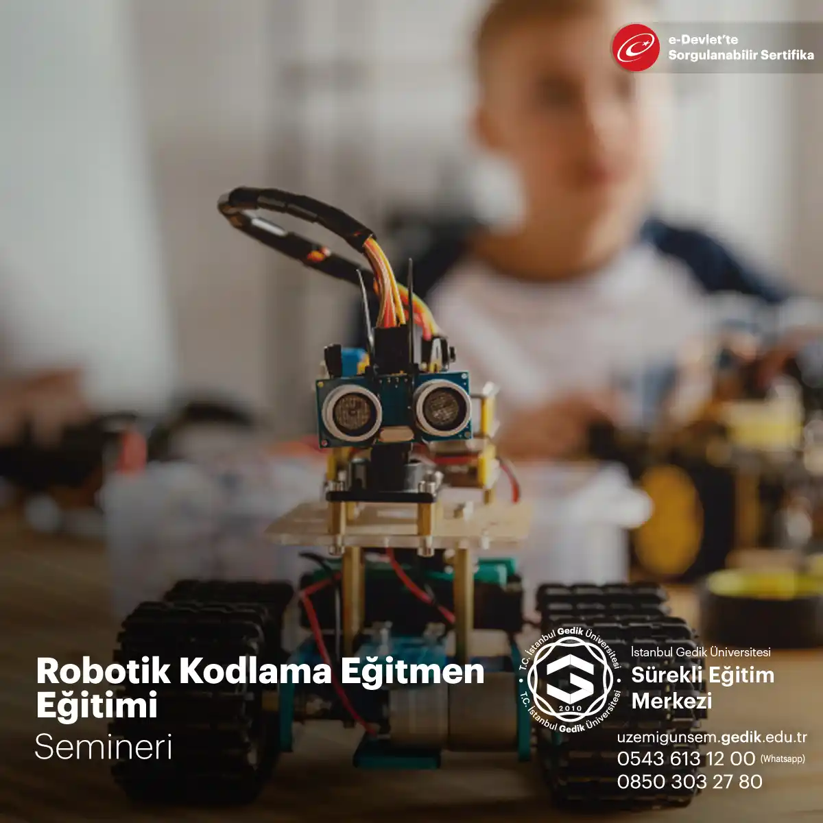 Robotik Kodlama Sertifikalı Eğitim Programı (Uygulayıcı Belge)