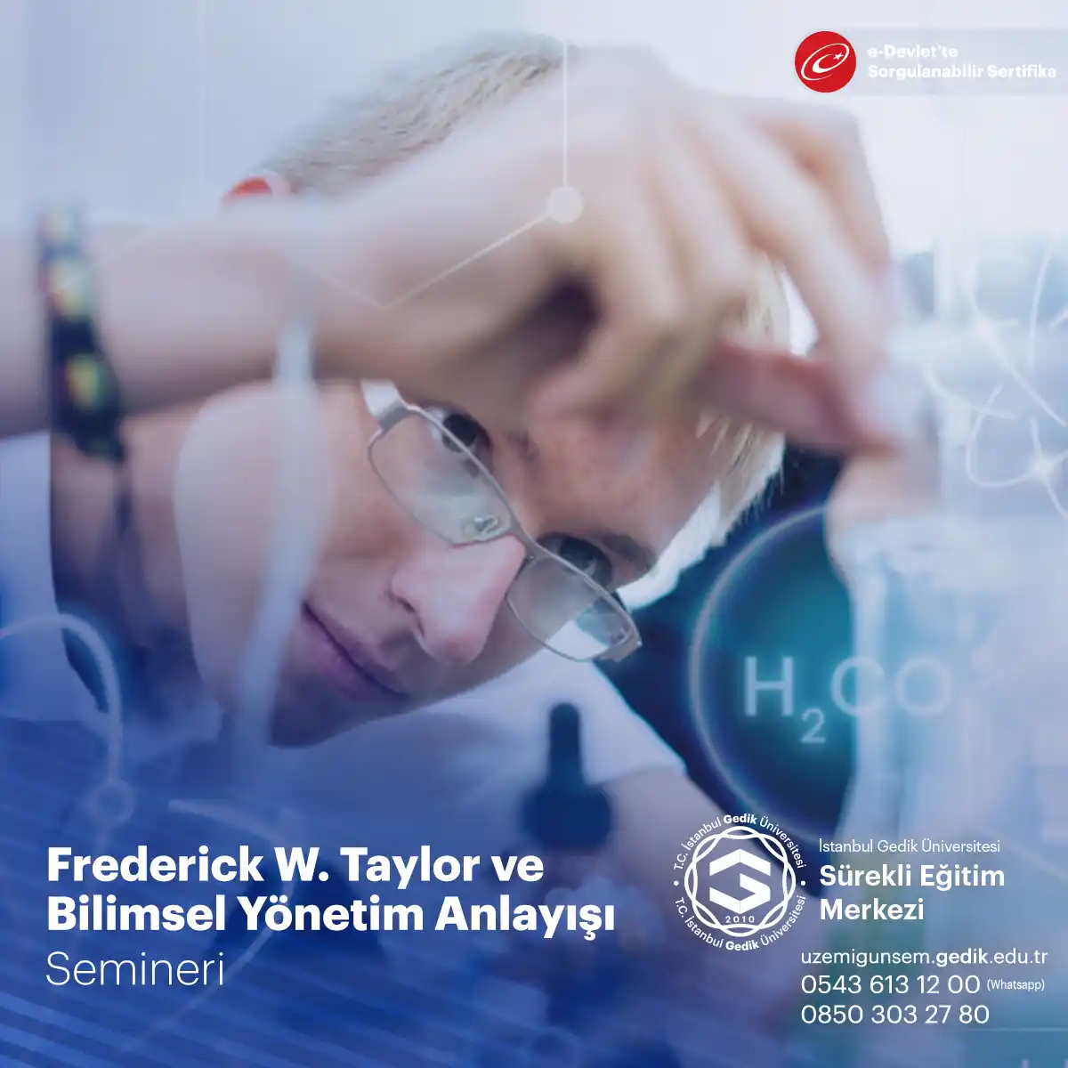 Frederick W. Taylor ve Bilimsel Yönetim Anlayışı Semineri