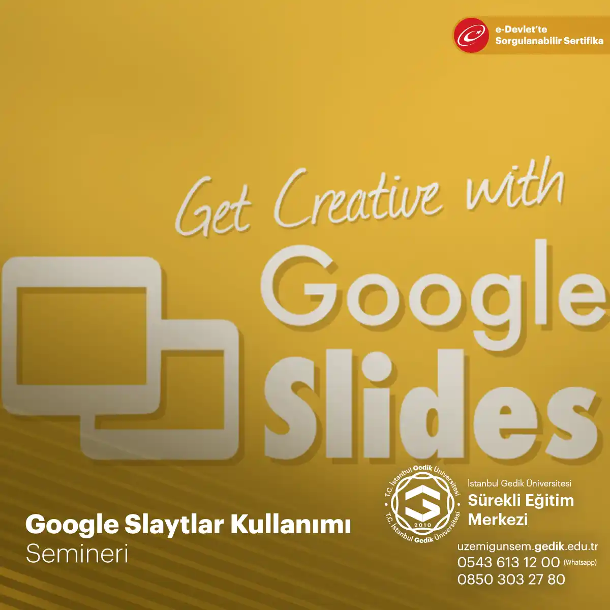 Google Slides (Slaytlar) Kullanım Rehberi