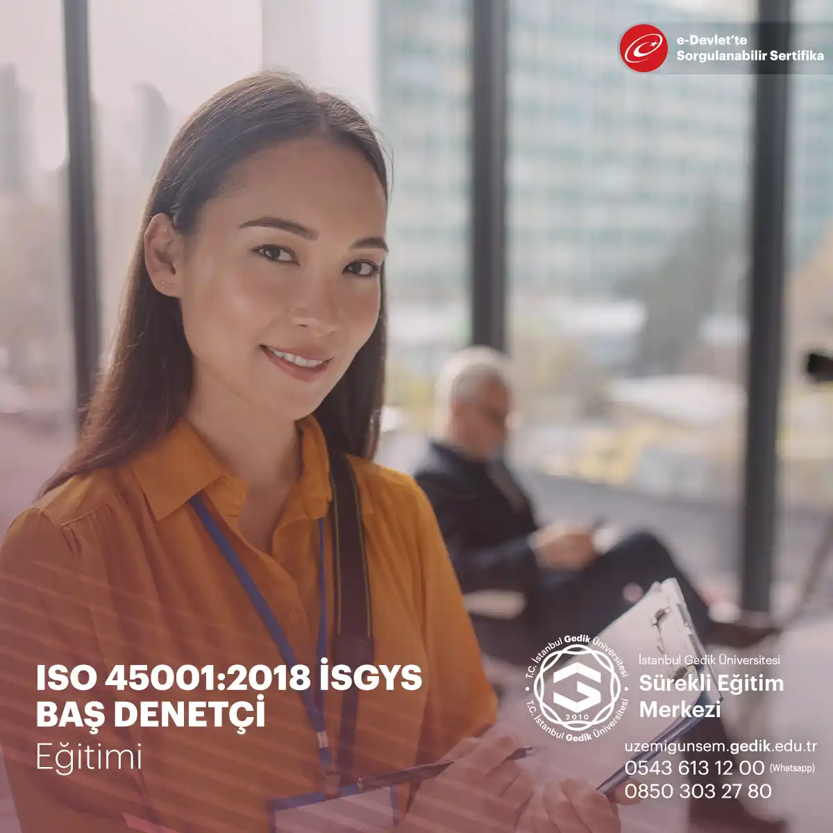 Bu Kurs ISO45001:2018 İSGYS Standardınınz tüm şartlarını yerine getirir ve eğitimi alan kişiye etkili bir denetim ve denetime liderlik etme imkanı tanır.