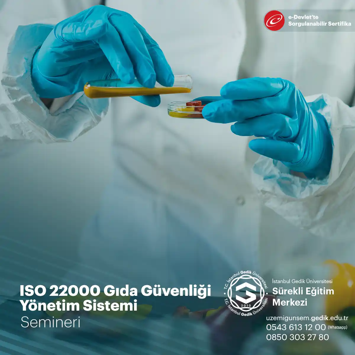 ISO 22000 Gıda Güvenliği Yönetim Sistemi Semineri