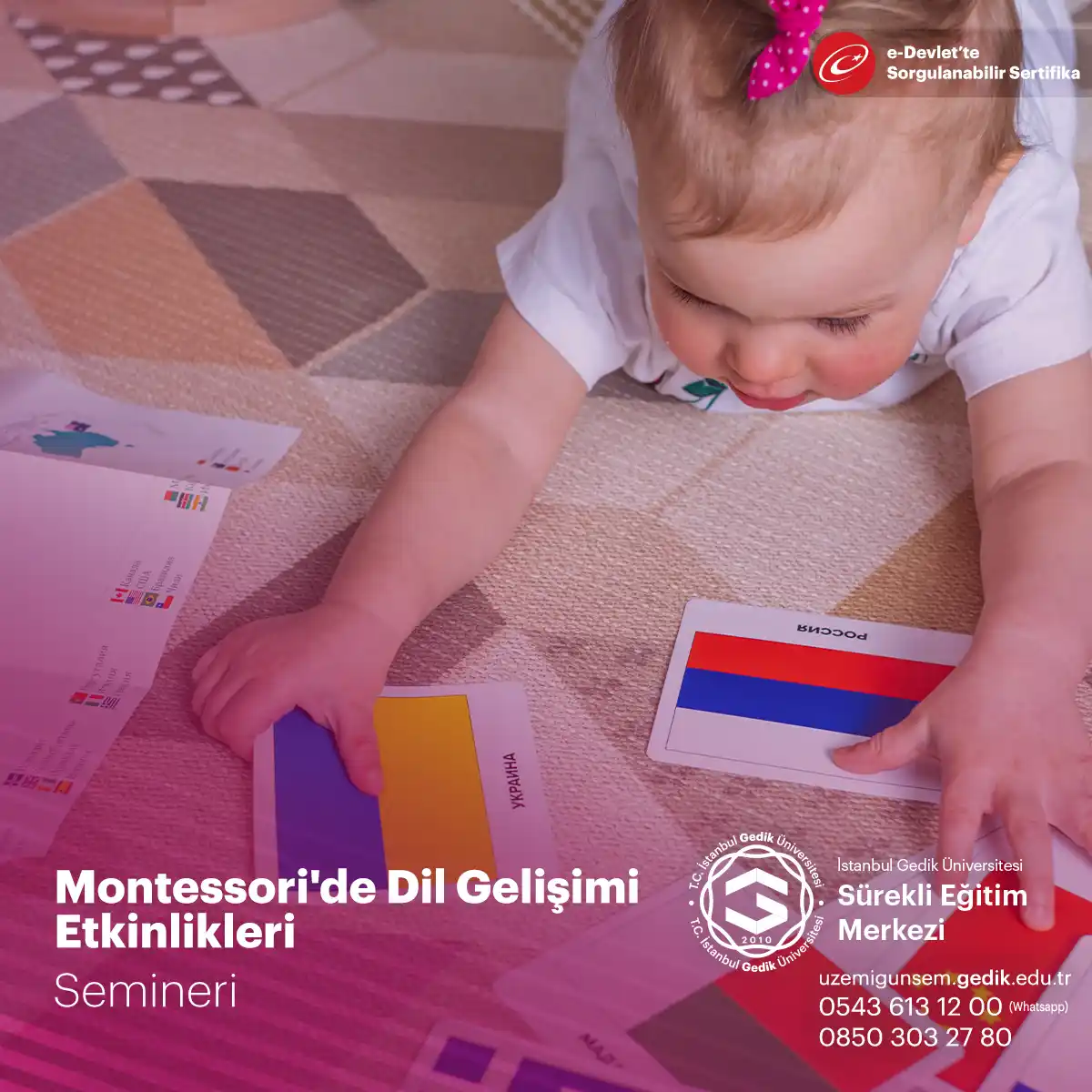 Montessori'de Dil Gelişimi Etkinlikleri Semineri